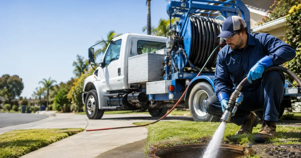 Hydro jet sewer cleaning Pico Rivera