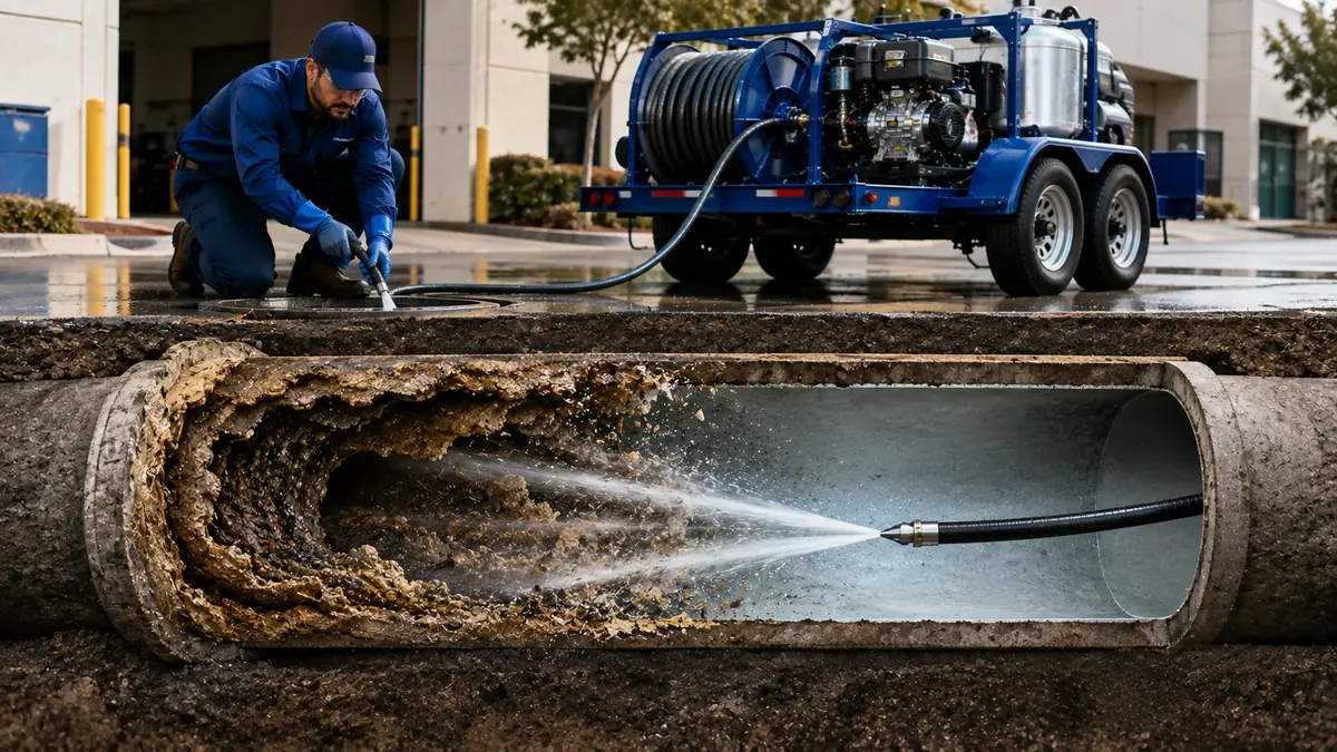 Sewer Pipe Descaling in Pico Rivera